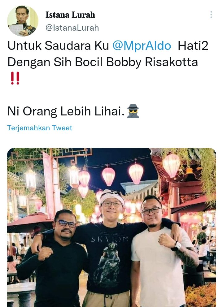 Bener kata My Brader <a href="/Dennysiregar7/">Denny Siregar</a> , kelompok mereka itu gak elegan, makiannya jorok, emosian, grasak grusuk, fitnah mulu, hoax disebarin &amp; pengikutnya asal share aja, ntar kalo dijerat UU ITE bilangnya Dzolim 🙈

Cc <a href="/ChusnulCh__/">IG chchotimah</a> <a href="/kangdede78/">Dede Budhyarto</a> <a href="/habibjindan/">Jindan Novel</a> <a href="/WagimanDeep212_/">Habieb Selow</a>