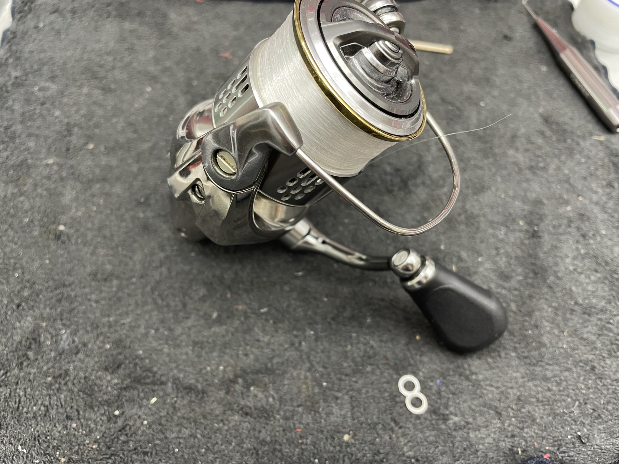 ワンダーフィールド北本 こっちでも記録 45台目バルス 今週はずっとリール触ってそう ワンダーフィールド北本店 リールメンテナンス リールオーバーホール リールチューニング リールカスタム ロッドビルディング ロッドビルド ロッドカスタム