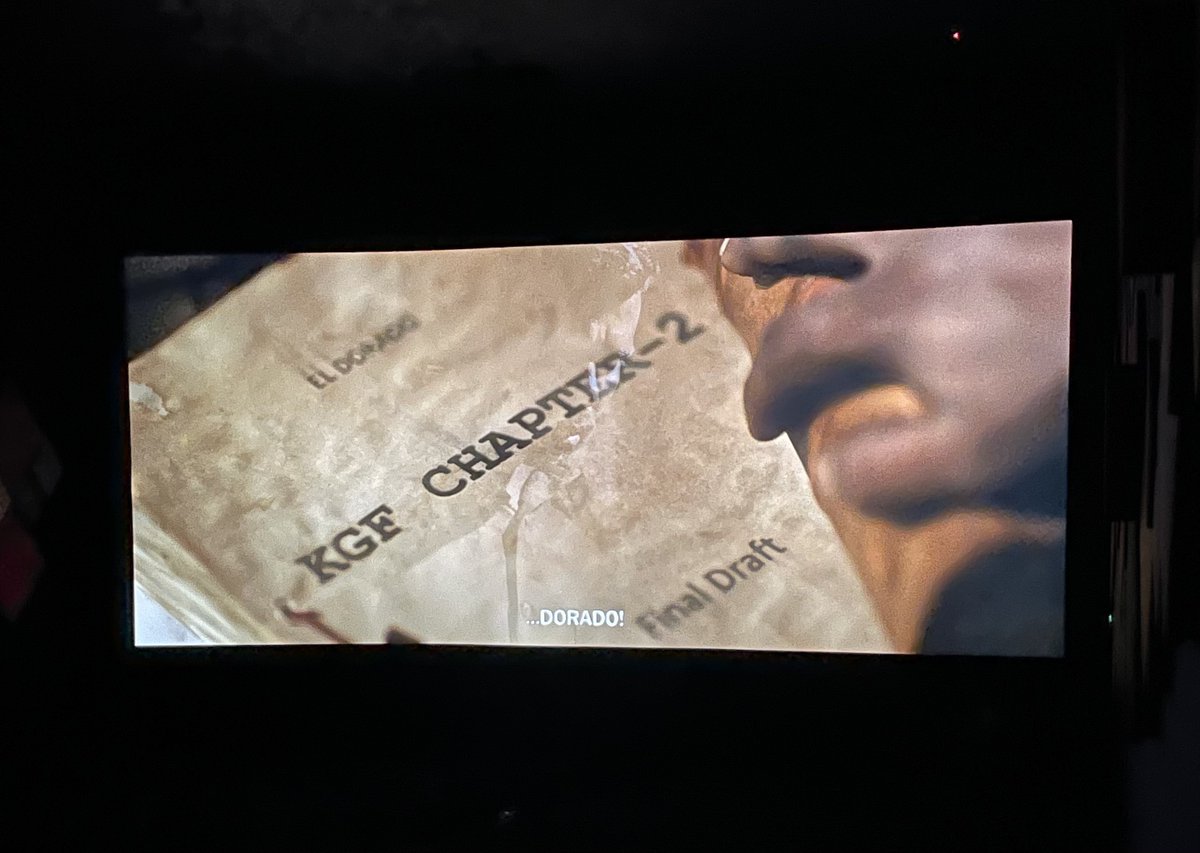 ChloeAmandaB's tweet photo. I know I’m a little late Rocky bhai @TheNameIsYash but… may I come in? 😎 #KGFChapter2 https://t.co/nARngnjF3j