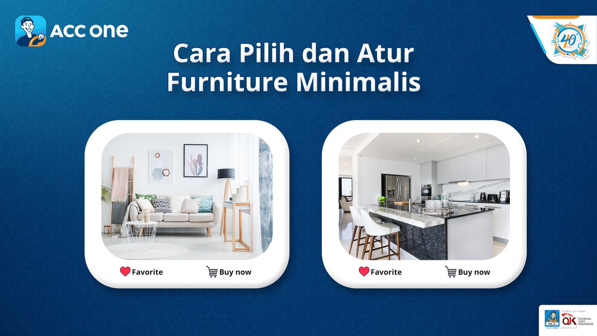acconeid's tweet photo. Furniture minimalis gak akan terlihat estetik kalau milih dan meletakannya asal-asalan.
Cek dulu tips memilih furniture minimalis di artikel ini ππ» /bit.ly/Artikel_TipsMemilihFurnitureMinimalis
#ACCWujudkanImpian
#KreditMudahDenganACC
#TipsRumah
#TipsRumahMinimalis https://t.co/SkmX5Lsjiv