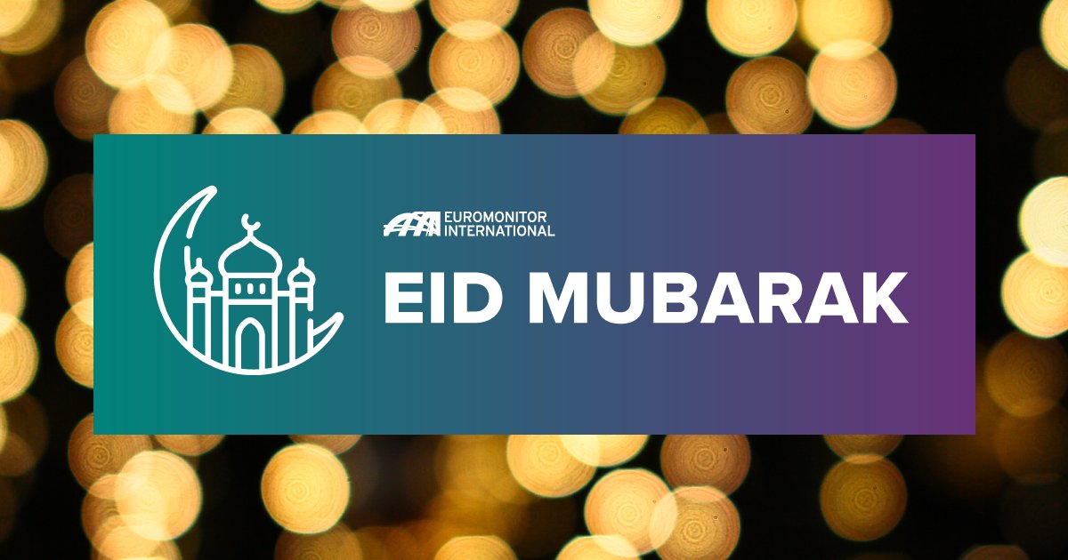 Euromonitor's tweet photo. Eid Mubarak! May this Eid bring loads of joy and happiness to you and your family 🌙 https://t.co/VIzGLzMzyq