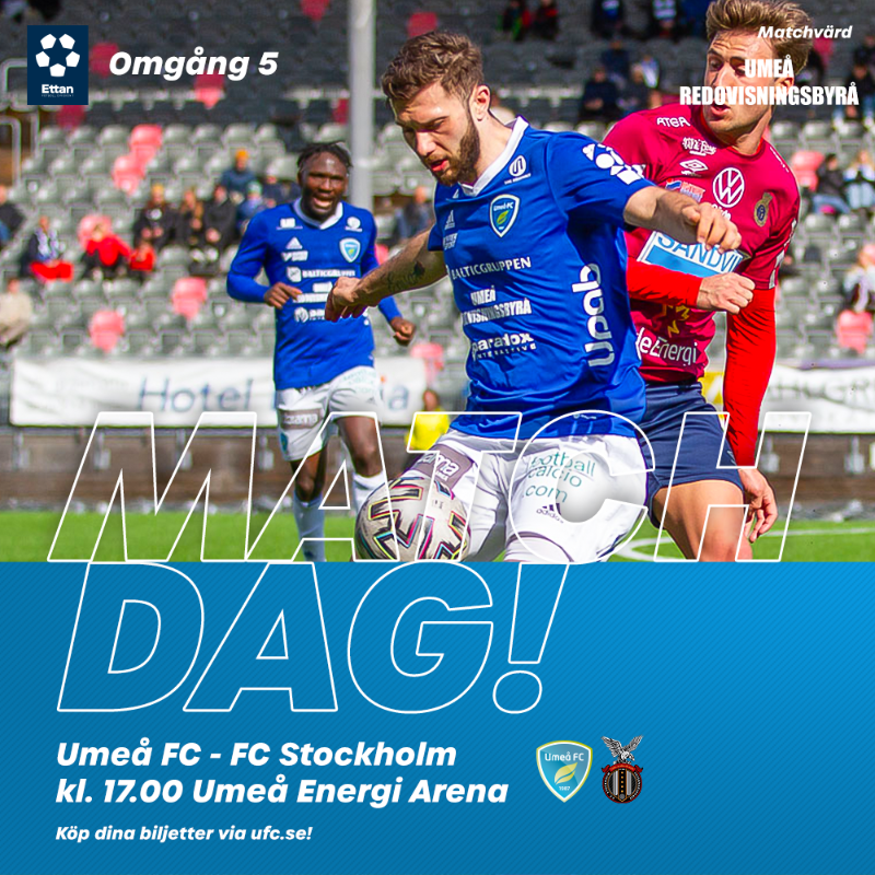 UmeaFC's tweet photo. 🔥⚽️ 𝙈 𝘼 𝙏 𝘾 𝙃 𝘿 𝘼 𝙂 !

#UFCFCS #FörUmeå