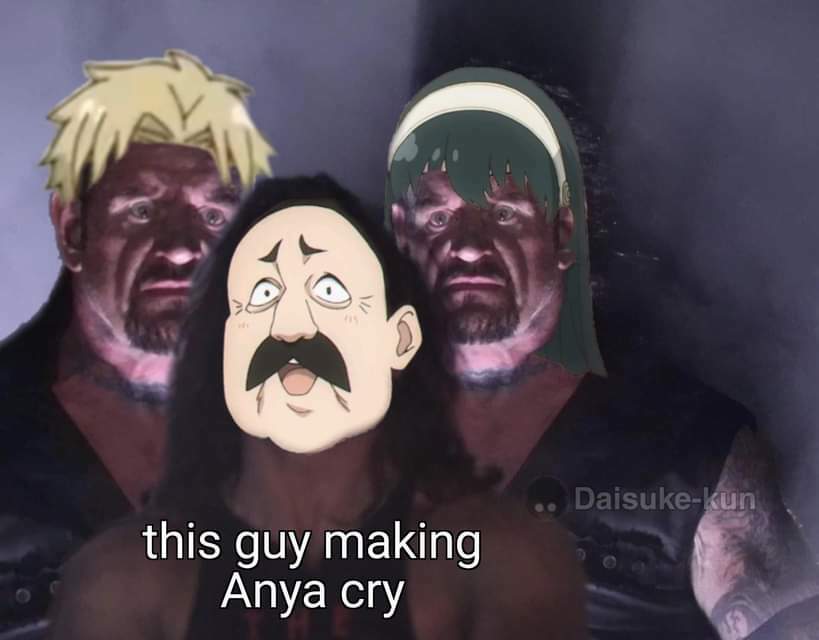 Anime memes on X: Making Anya cry is unforgivable Post: https