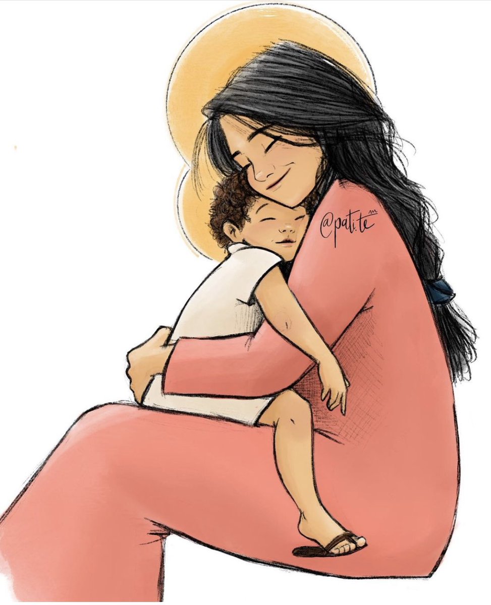 Que grande es una madre que hasta Dios quiso tener una.
¡Feliz día a todas las madres que me siguen! Y no os olvidéis de felicitar a nuestra Madre del Cielo.
#DiaDeLaMadre