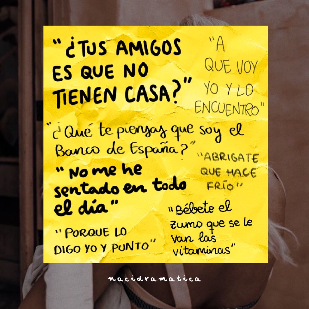 nacidramatica1's tweet photo. Las frases que TODA madre dice, es como si estuvieran programadas #DiaDeLaMadre https://t.co/b1eQW7rrRq