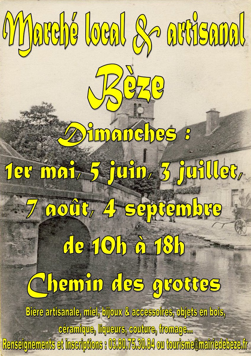 GrottesdeBeze's tweet photo. #marché #local #bourgogne #artisanal #bèze #grottes #sortie https://t.co/3AhJWI0Oeo