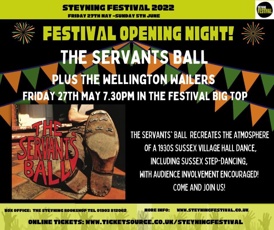 Who’s coming? Friday 27th May, @Steyning_Fest Big Top…. Gonna be a good ‘un!!!!!!!!!!