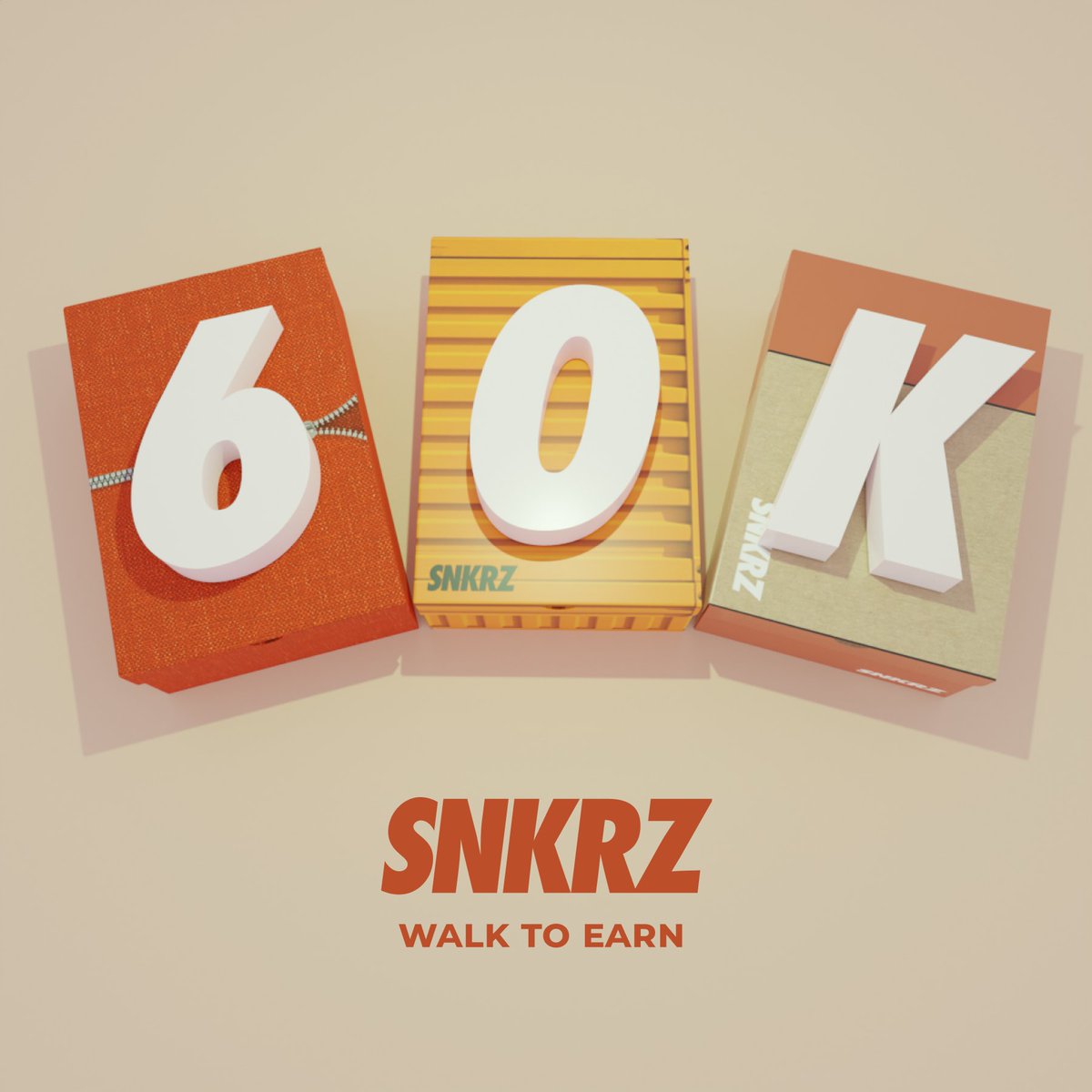 #Airdrop Event as a thank you for 60K on Discord!
Beta &amp; Mint launching soon!
 
Who will win these 3 #TheSNKRZ box airdrops?
We'll also select 60 testers in 72h!

1️⃣Follow @TheSNKRZ
2️⃣Like, RT &amp; Tag 3 Friends
3️⃣Join Discord discord.gg/thesnkrz

👇👇👇#m2e #BSC #solana #klaytn