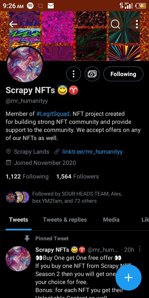 ephraim__alex's tweet photo. @mr_humanityy @ScrapyCollector #BeHappy #DreamBig #statBlessed 
@LucMertens1 @Wofakt @DumzMtya @TP_YMZusu @Balinasol @YoumanzC @Maciek68165253 @AtishDhote1 @handsdall @harunbab46 @_rachelgideon @bex_d94 @Beccamb20 @xena_nft_art @theFlame786 @dustydude42079 @FlavorBueggy23 @UnBless__ https://t.co/z1MMeT38PO