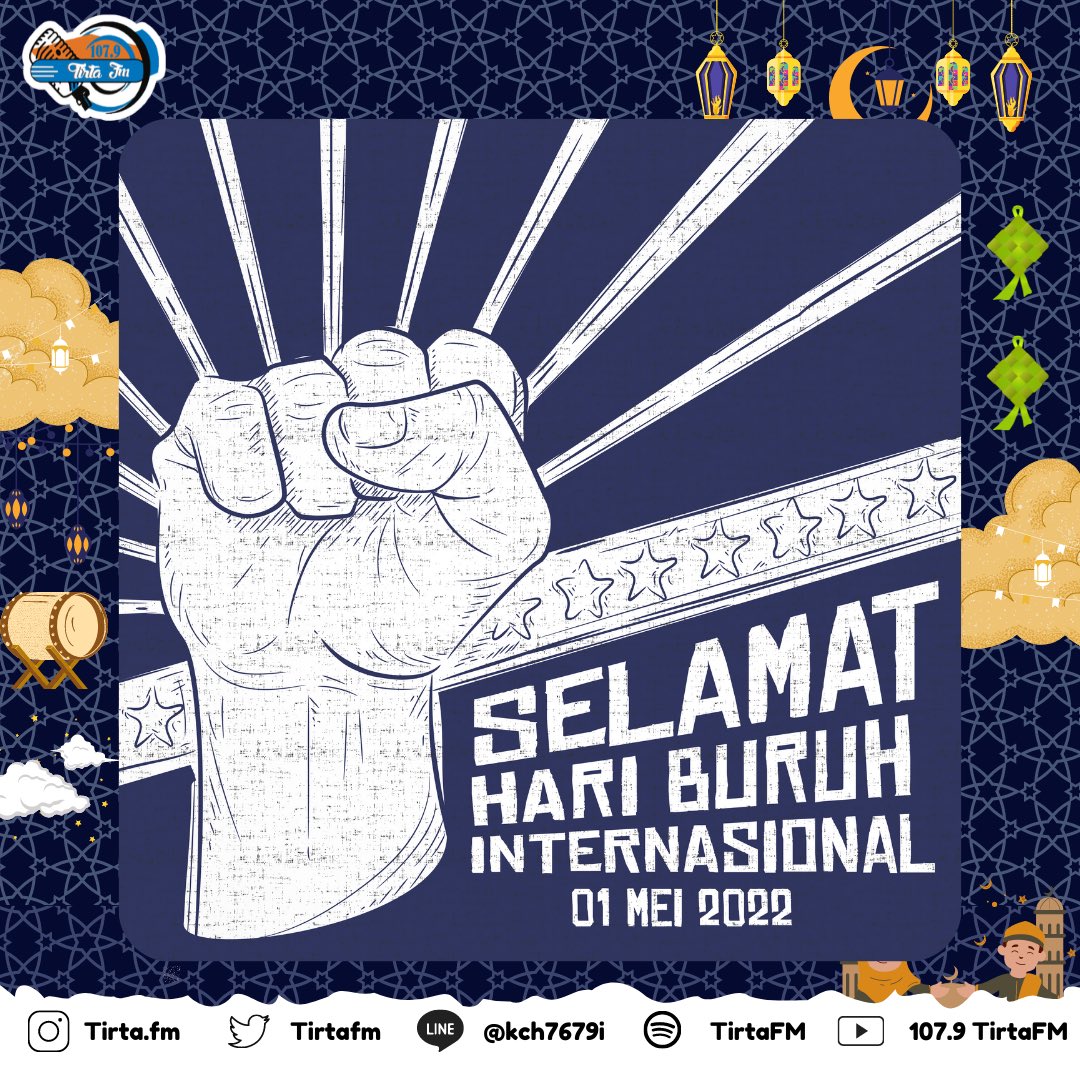 [Happy Labor Day]

Hallo Academia!!
Setiap pekerja layak diapresiasi, setiap pencapaian layak dirayakan setiap hari. Selamat hari buruh untuk semua pekerja tangguh. 

HAPPY LABOR DAY
MAY DAY

#haribesartfm
#kabinetsurga
#tirtafmyouracademicradio
#happylabor