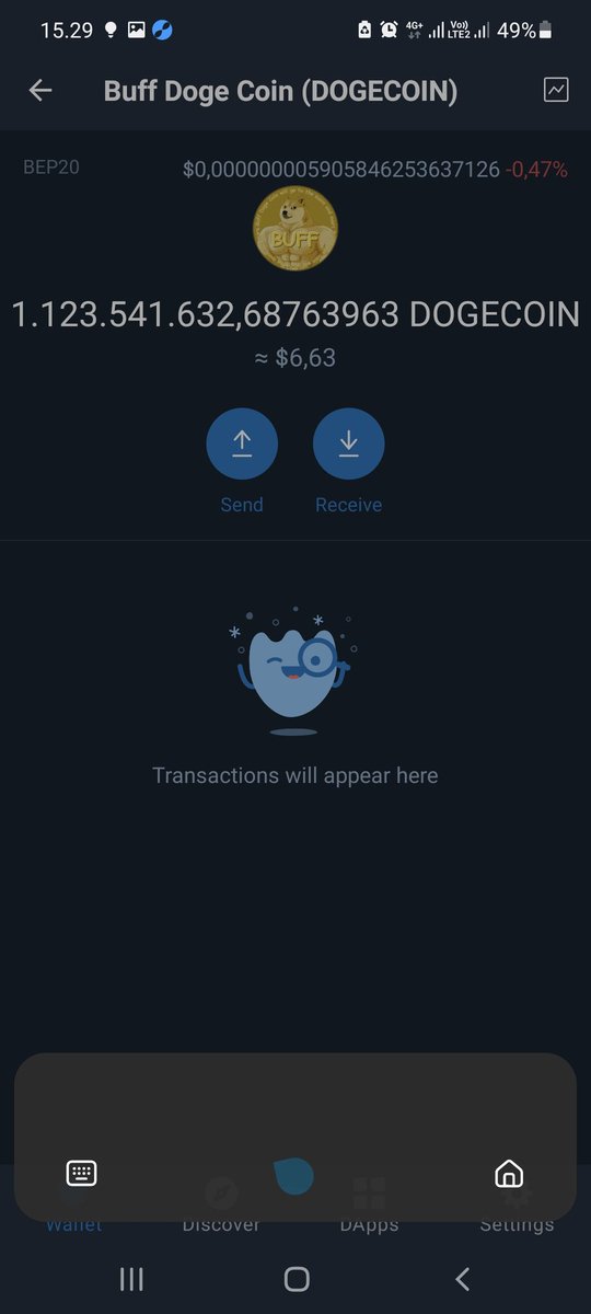 SaparinggaAnggi's tweet photo. @buffdogecoin Still hold.. Diamond in my aye https://t.co/S395gNmNNO