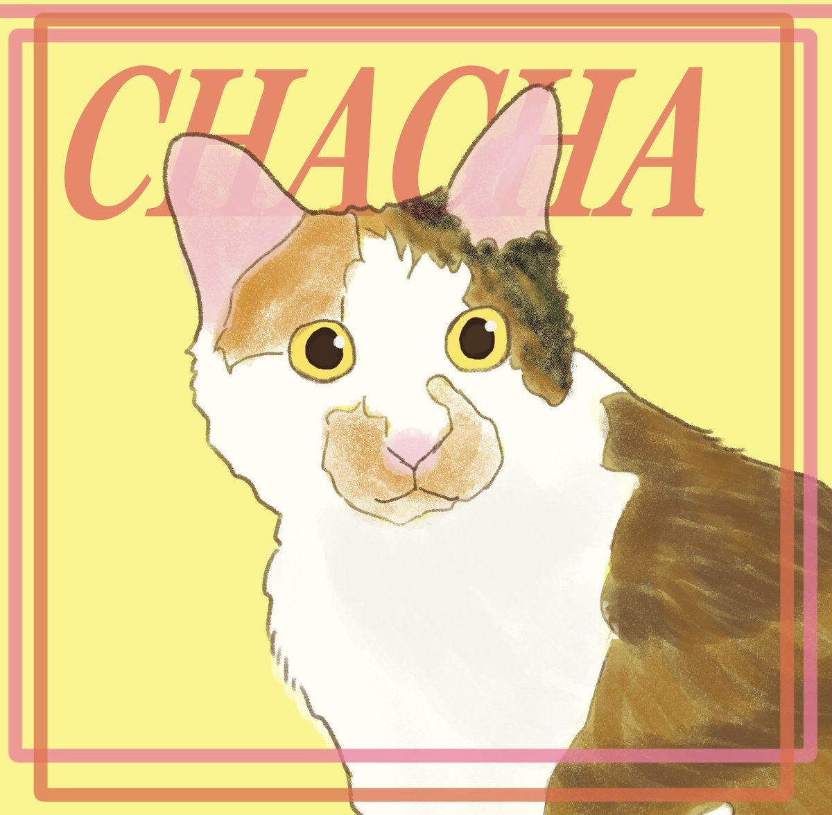 mamesuke2110's tweet photo. #みけねこアート 
#イラスト 
#イラスト好きな人と繋がりたい 
#うちのにゃんこ https://t.co/ZEOZjTRAs3