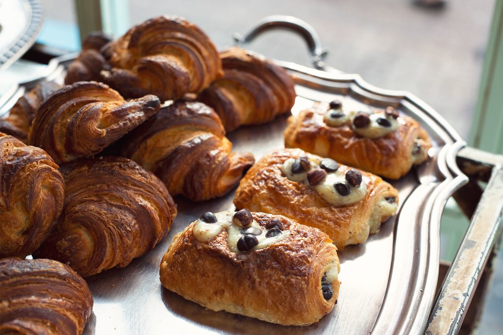 We also make a delicious chocolate &amp; hazelnut twice baked croissant 🥐 

Handmade in Hove