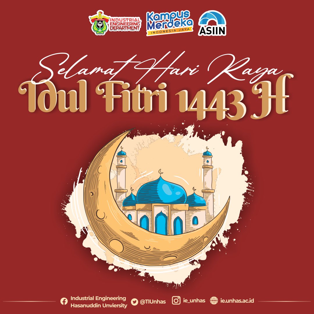 SELAMAT HARI RAYA IDUL FITRI 1443 H

تَقَبَّلَ اللَّهُ مِنَّا وَمِنْكُمْ

Segenap Alumni &amp; Civitas Akademika Teknik Industri Universitas Hasanuddin mengucapkan "Minal Aidzin Wal Faidzin, Mohon Maaf Lahir dan Batin"