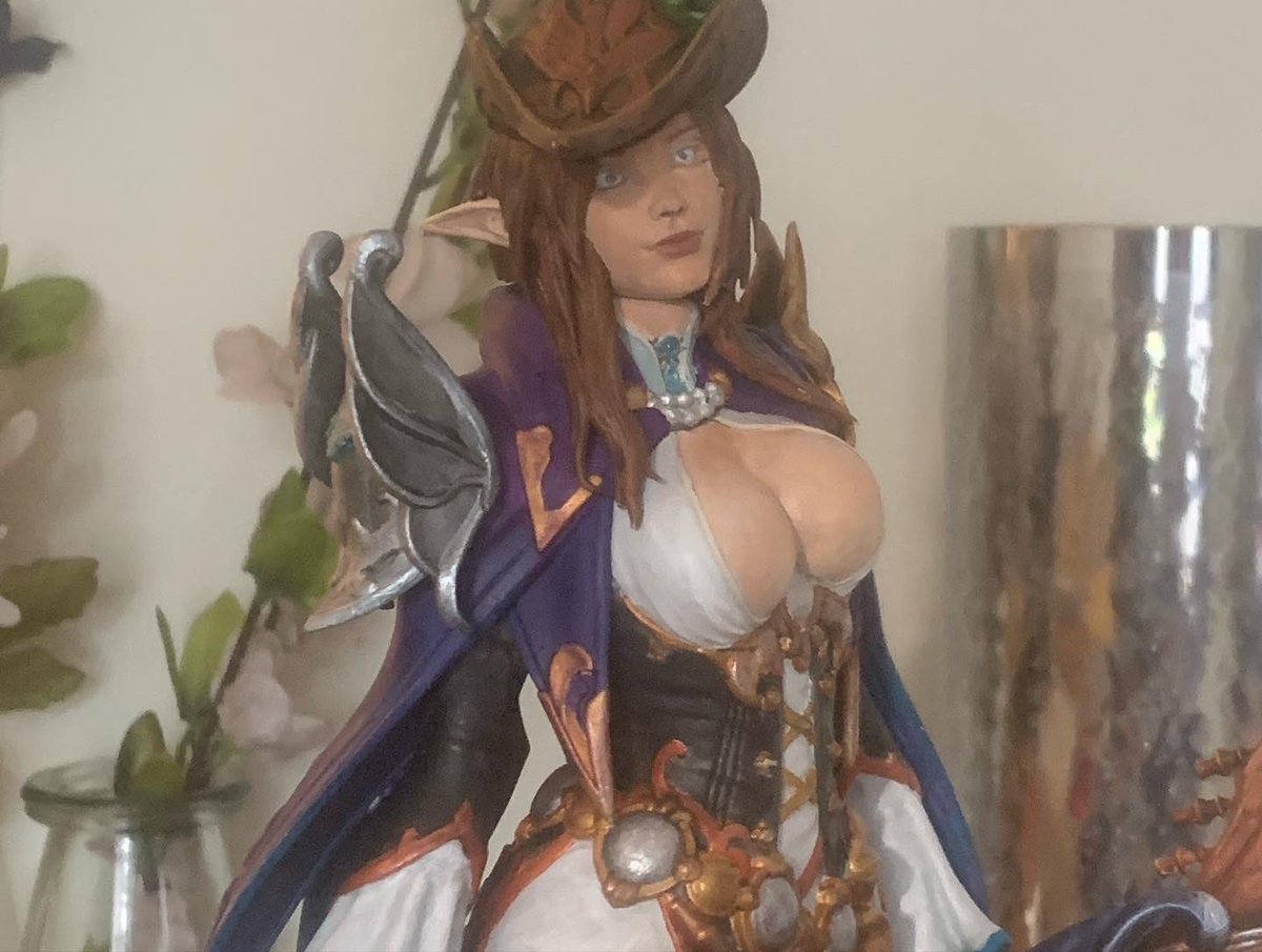 KoboldStarPaint's tweet photo. The pirate bard statue has arrived in store. Check it out now and get it either painted to your own coil or scheme or unpainted to truly make your own https://t.co/MzHFvS95pq #pirategirl #bustypirate #miniaturepainting #etsy #piratestatue #animegirl #3Dprinting https://t.co/BQDJFjCXuf