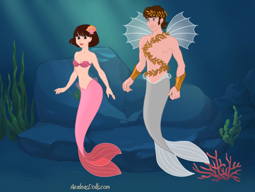 Aaliyah Rosado on X: Mermaid Kimberly and Merman Pit. For you