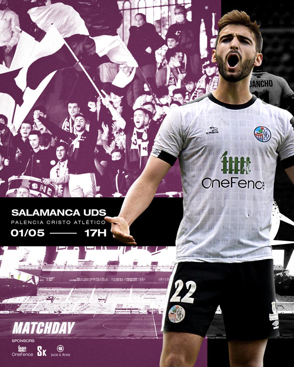 SalamancaCFUDS's tweet photo. 🎶¡HOY JUGAMOS!🎶

Salamanca Alé
Salamanca Alé
No te rindas porque
Desde el Fondo
Yo te animaré 

TODOS AL HELMÁNTICO 
🫵🏼🫵🏼 #HoyJuegasTu 🫵🏼🫵🏼

🏆 J32
🆚 @PalenciaCristo 
📆 01/05
⌚️ 17:00
🏟 Helmántico
📺 Notikumi

EQUIPO + BASE + AFICIÓN= 🤍🖤
#HalaUnion https://t.co/H5NTnWPmND