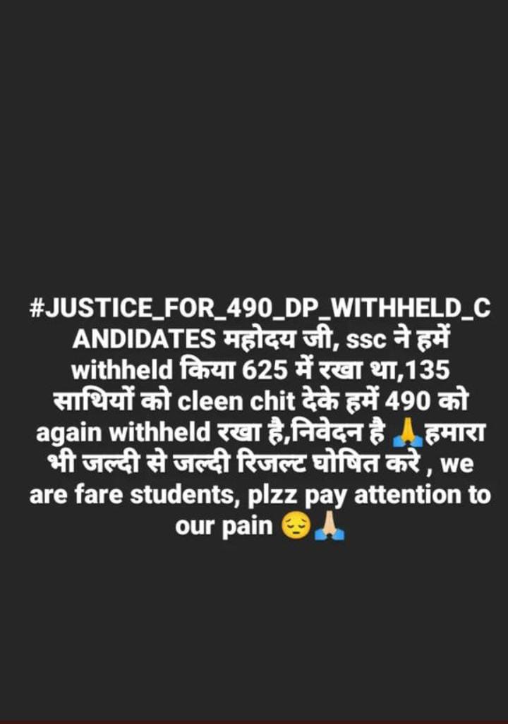 VishvendraSins3's tweet photo. #JUSTICE_FOR_490_DP_WITHHELD_CANDIDATES
@cp_delhi @CPDelhi @rpmeenaips @IpsShweta https://t.co/QMU2boQvO2