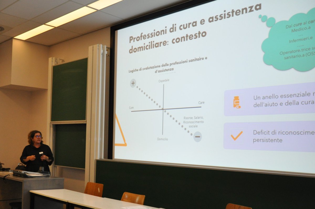 Che correlazioni c'è tra il riconoscimento delle diverse professioni di cura e il loro turnover? Che influenza ha avuto la recente crisi sanitaria? @Kottolak ce lo ha spiegato ieri alla #Giornata della #Ricerca #Italiana in #Belgio #AIRIBevent