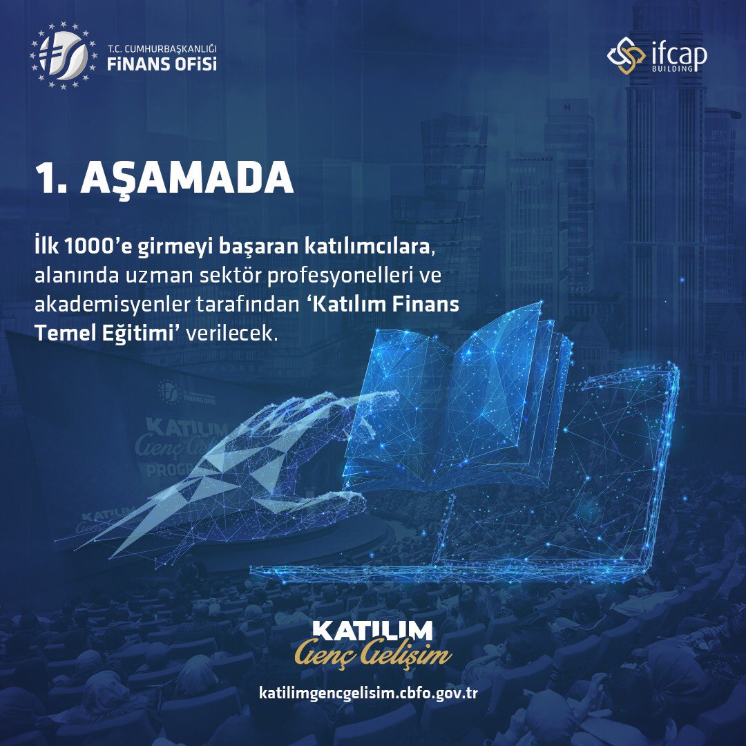 cbfinans's tweet photo. “Katılım Genç Gelişim” programımızda seni neler bekliyor? Alanında uzman ulusal ve uluslararası isimler tarafından eğitimlerin verileceği programa başvurmayı unutmayın! Programda katılımcıları nelerin beklediğini öğrenmek ve başvuru için 👉🏻 https://t.co/tkKmFPRX81 https://t.co/ZVqBqhQVCF