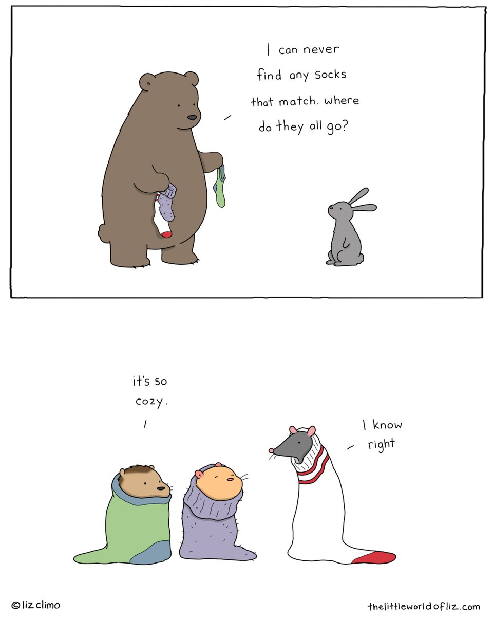 Do you miss some of your socks? Ask the fellow rodents.

Moin :)

lizclimo.tumblr.com/post/682900771…