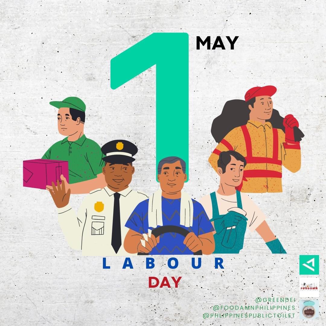 foodamnph's tweet photo. A worker is a maker and a great asset to each country. Happy Worker's Day.
#laborday2022 #labordayph #laborday #mayouno #foodamnphilippinescelebrates #foodamnphilippines #foodamnph https://t.co/K0gS3f8wfU