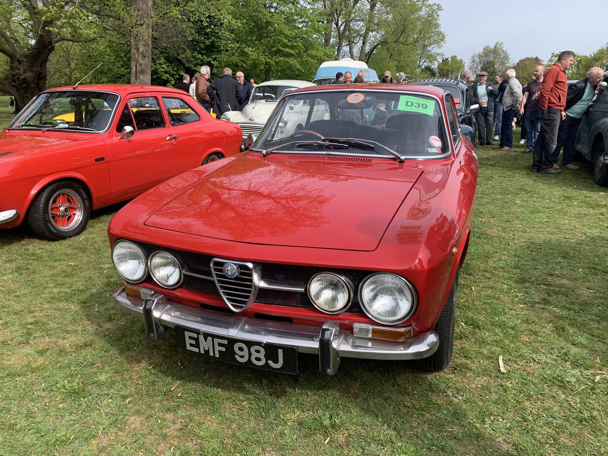 AlanJCritchley's tweet image. The first #IpswichFelixtowe run for two years. #classiccars #classicAlfa.