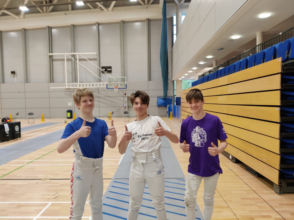 Best of luck to our boys at todays national championships. 🤺🔥🔥<a href="/RAB240196/">Richard bernstein</a> <a href="/britishfencing/">British Fencing</a> #foil #fencing
