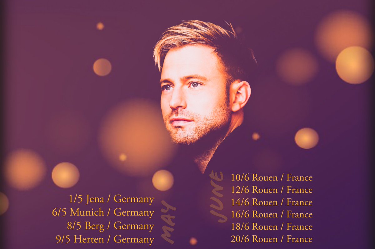 BenjaminAppl's tweet photo. Happy 1st of May! Looking forward to my next adventures in the upcoming two months. I hope to see some of you there…
#jena #winterreise #muenchnerrundfunkorchester @klavierfestival #grahamjohnson #wolframrieger @operaderouen @glassyben #zauberflöte #mozart https://t.co/Y2w6D44gxT