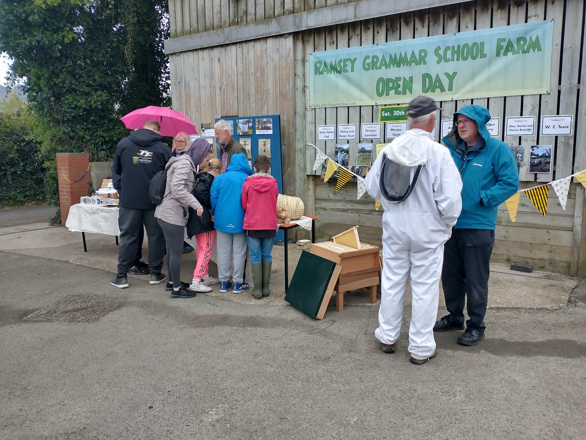 Yesterday at Ramsey Grammar School Open Farm Day....we were delighted to have so much interest in our stall not only from the adults but from the children too.
Fabulous community day, well done to all who made this a brilliant event.👍