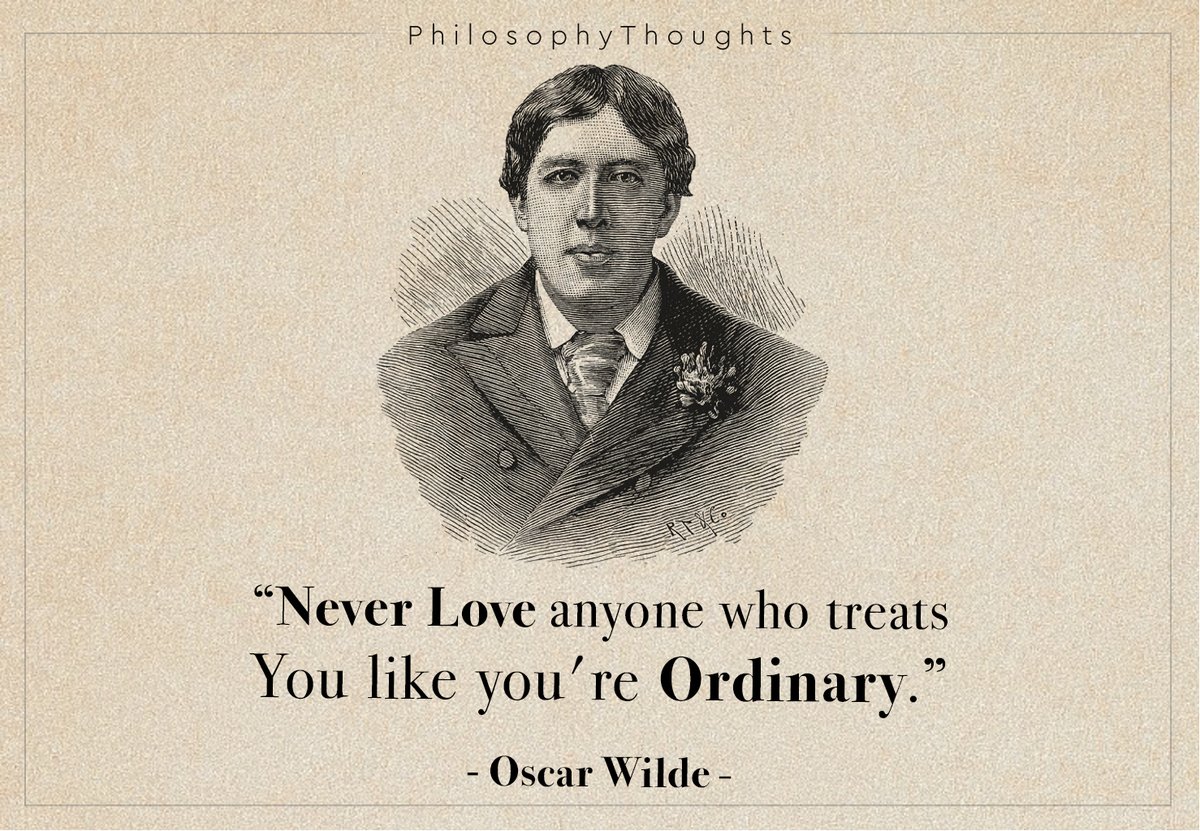 15 Powerful Philosophy Quotes From "Oscar Wilde"

| Thread