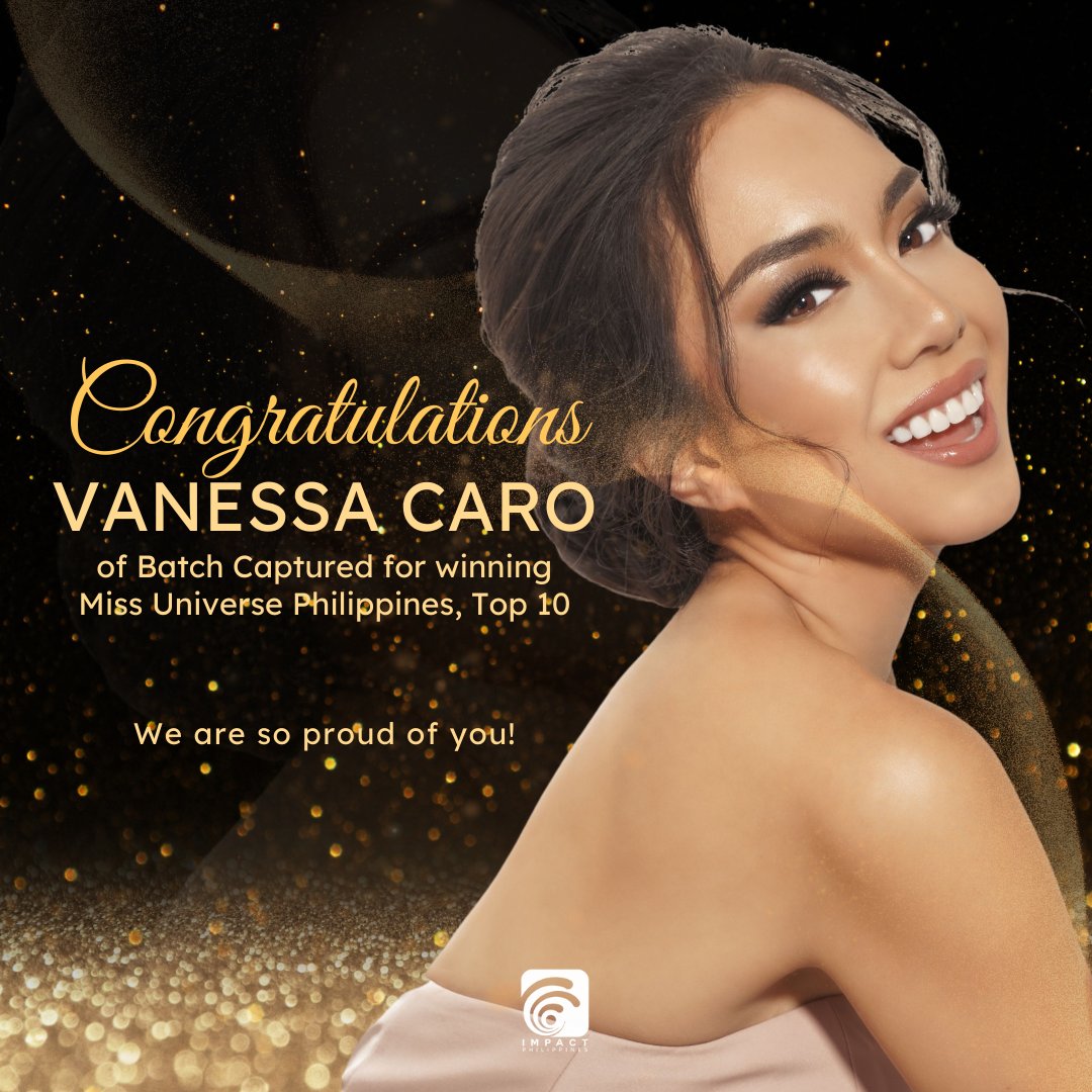 impactph_'s tweet photo. Impact Philippines warmly congratulates Vanessa Caro of Batch Captured for winning Miss Universe Philippines, Top 10!

Your Impact PH family is proud of you! 💙

#BraveTheTides 
#WeAreIMPACT

Photography: Valeur Imagery https://t.co/bRGeGpQAc3