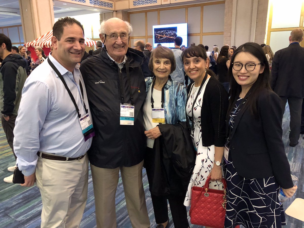 Great first day at #ASCRS22 catching up with mentors Drs. Sher and Sardinha and meeting colorectal legend Dr. Stanley Goldberg
