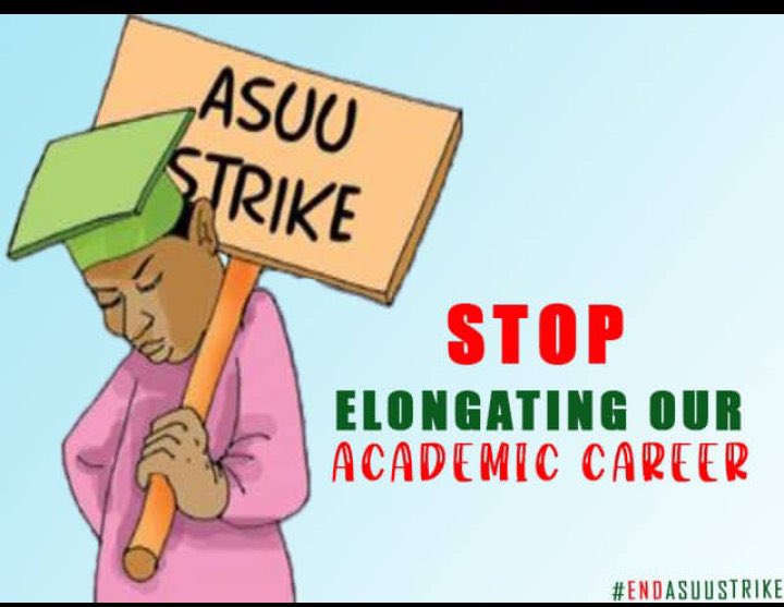 CorperWire's tweet photo. Many Nigerian youths are left on the street because the Government value election more than education. 
Jamb registration has begun and we're still on strike. 
There's no job out there yet they don't want us to graduate.
#EnoughisEnough
#EndASUUStrikeNow https://t.co/AgRE3SudhN