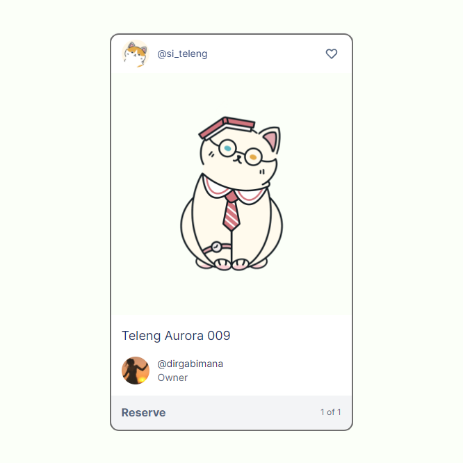 🟡 #AURORA_TELENG
Yayy, Aurora got adopted by <a href="/dirgabimana/">dirga</a> too ! Thank you for having me as your companion. Now let's read some books shall we (=චᆽච=✿) 💛