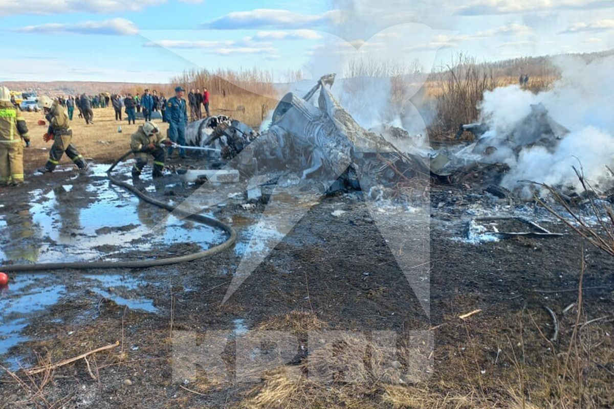 Ми 8 в районе железногорского водохранилища