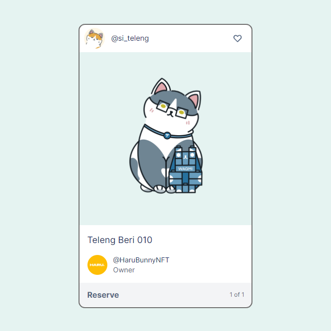 🔵 #BERI_TELENG
I know that my other personas are all into ˢᵗᵘᵈʸᶦⁿᵍ but not with me! I'll play all day with <a href="/HaruBunnyNFT/">Haru.</a> ! Thank you so much for adopting me ✨
(ﾐ ᵕ̣̣̣̣̣̣ ﻌ ᵕ̣̣̣̣̣̣ ﾐ)ﾉ💙