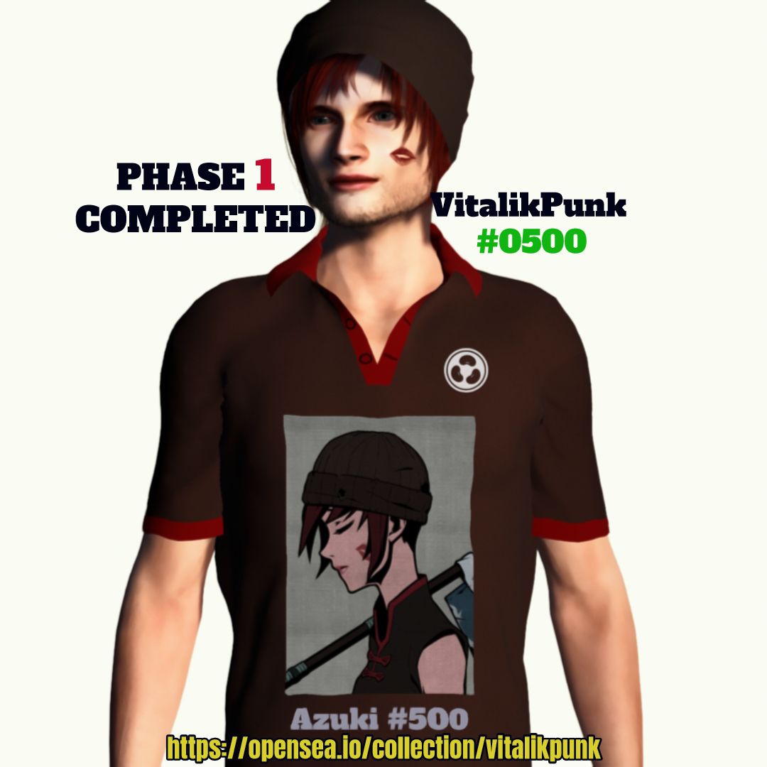 Vitalik Punks   PHASE 1 COMPLETED
Unique VitalikPunk #0500  
opensea.io/collection/vit…
1000 Unique Vitalik Punks from 0.0006 up

#nft #NFTCollection #NFTartist #nftcollectors #nftgiveaway #BoredApeYC #nfts #Opensea #Azuki