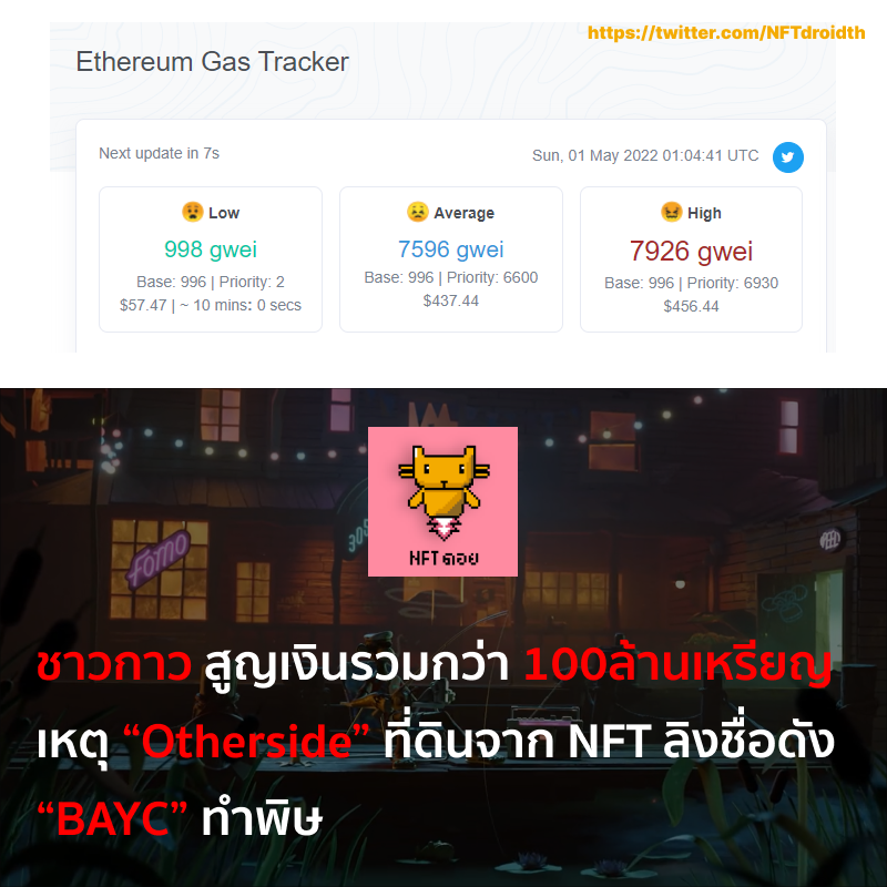 NFTdroidth's tweet photo. Otherdeed - Otherside Meta - $APE

ประเด็นร้อนแห่งวงการ NFT ในวันนี้กับการขาย Land NFT ครั้งแรกของ Otherside หรือโปรเจคใหญ่สุดจาก Bored Ape Yacht Club ที่ทุกคนกาวกันว่าจะดีที่สุดและยิ่งใหญ่สุดๆ
#NFT #NFTTHAILAND #NFTThaicommunity #nftcollectors 

1/ https://t.co/kghC83SsQ8