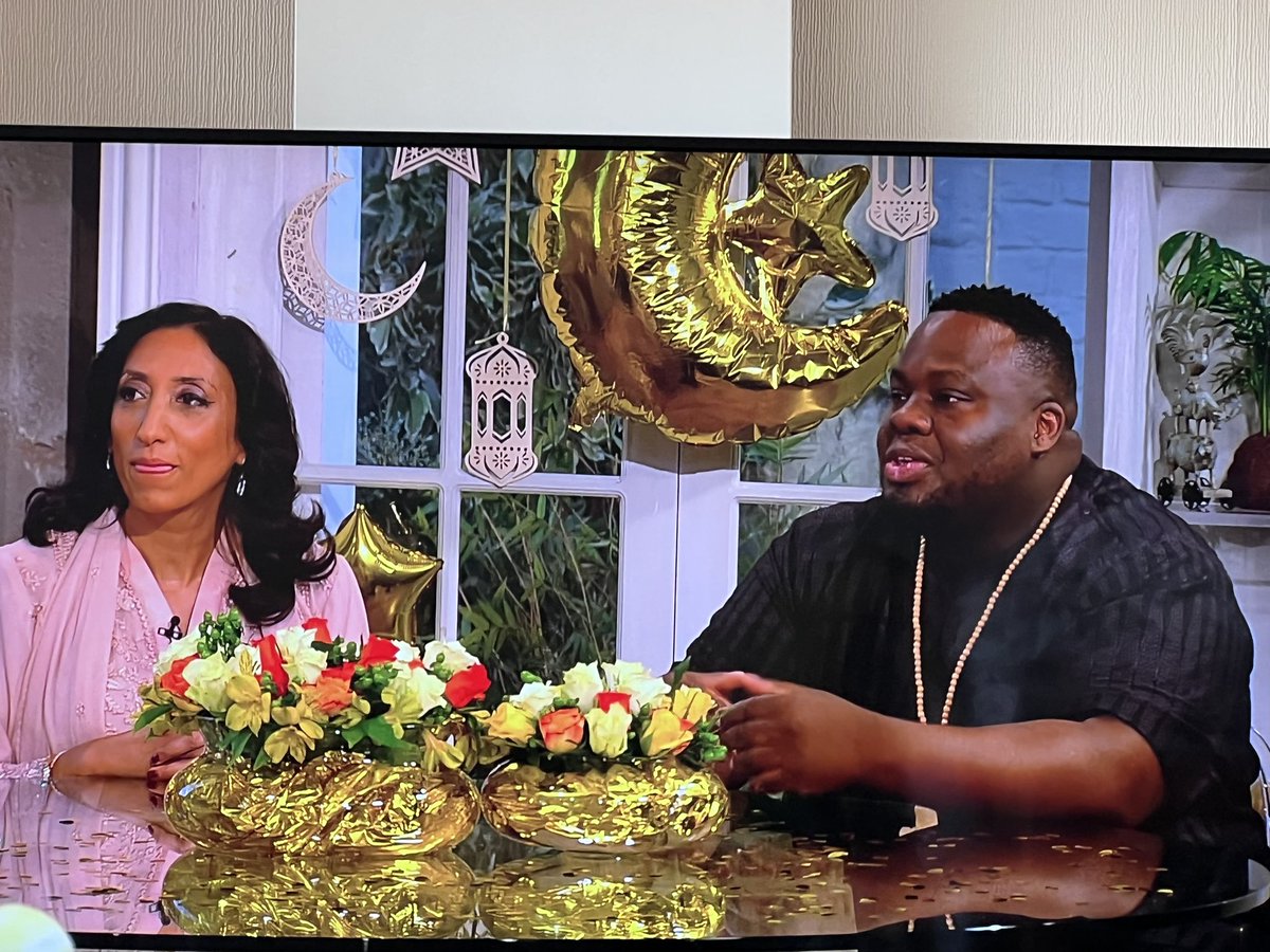 msybibi's tweet photo. How wonderful to watch #CelebrationKitchenLive on @BBCOne this morning. I think this is the first time I’ve seen Ramadan and Eid being celebrated with diverse representation of the Muslim community. My heart is full today. 💚 #Ramadan #EidMubarak https://t.co/2D4Yy0o98b