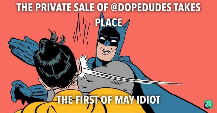 Private sale today 🔥🔥🔥
LFG, Don't come and cry if you missed that I would have warned you !!! 
<a href="/DopeDudes_/">Dope Dudes</a> <a href="/theophile__s/">Theophile Signard Swiss Army Knife Artist</a> 
#NFT #NFTs #Art #Netflix #Dope #Dude