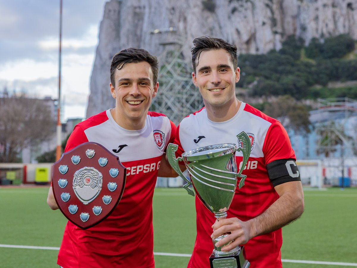 GibraltarFL's tweet photo. Congratulations to both @LincolnRedImps and @Man62FC, your respective Championship and Challenge Group Champions ⚽ https://t.co/bRgMieaAEl
