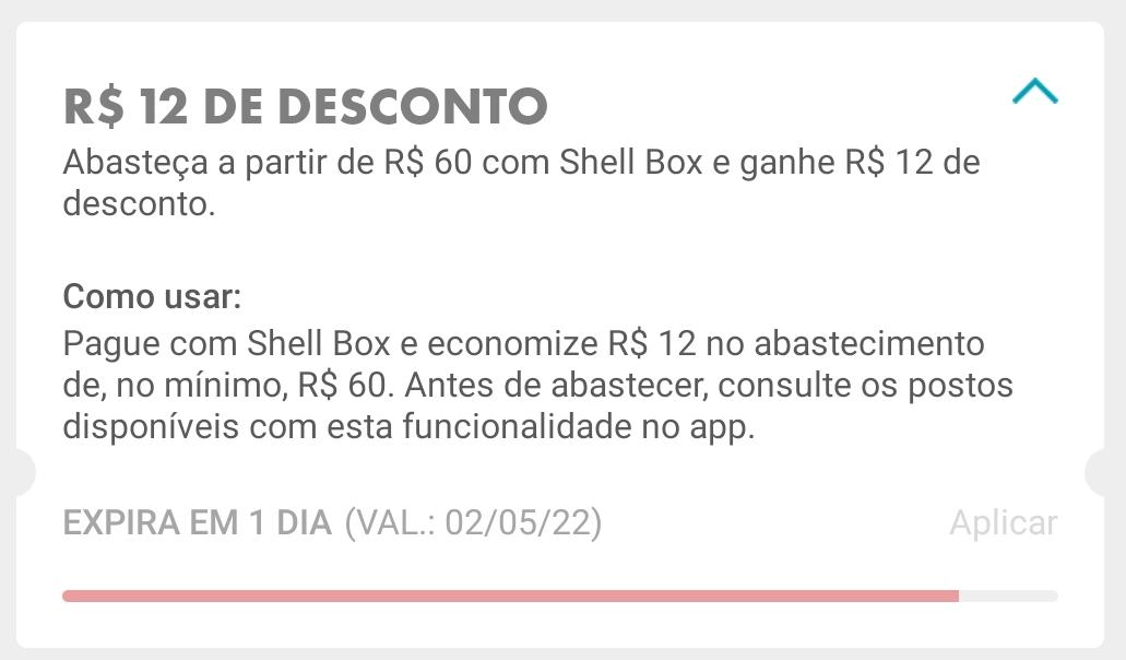 Jerffferrugem's tweet image. #ShellBox: Cupom MAIO12