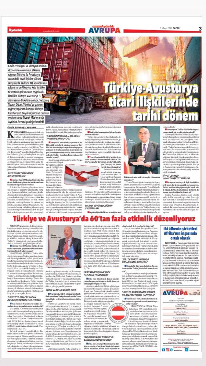 OzanCeyhun's tweet photo. “Avusturya’dan yatırımları Türkiye’ye yapın çağrısı” https://t.co/0aTzDu5UTp