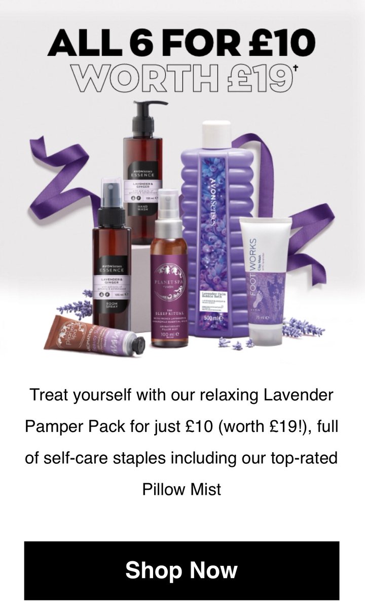 MagdalenaPat13's tweet photo. https://t.co/k7FqWkqLb1
Or 
https://t.co/7VZvFpC5qy
FREE direct delivery with the £20+ order 
Happy Shopping!!! 🛍
https://t.co/RzYJPMx32r

#avon #avonproducts #cosmetics #beauty #skincare #giftideas #shoppingonline  #onlinestore #specialoffer #lavender #payday #buy #lavenderset https://t.co/zrNKRCKC8e