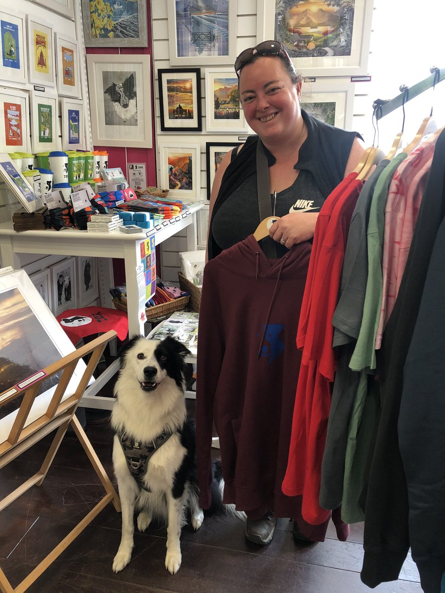 zakthecolliedog's tweet photo. Michelle and her lovely #lockdownpup Tommy. Your hoodie will be fab!! If you can’t get here you can get your own goodies here https://t.co/UIUfaC0zhd. We’d like to wish you a pawsome weekend from the DD crew #Jessedog and #JacktheLad #zakthecolliedog #bctgb #lakessearchdogs https://t.co/hYHjGIoRHO