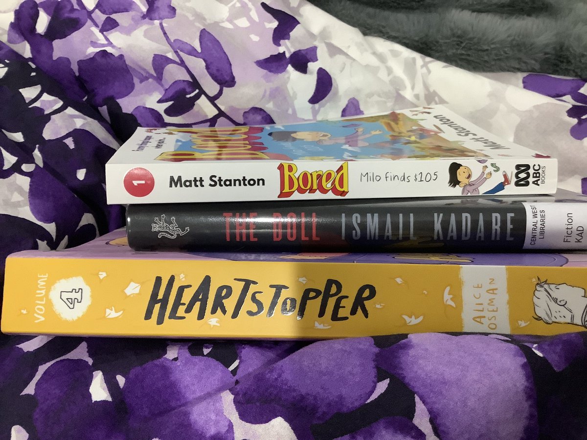 AStrongBelief's tweet photo. Hour 22 of #readathon. #readingassistant on duty.
Pages read in past two hours = 43
Total pages read = 808
Minutes of #audiobook = 72
Total minutes = 182
Books completed = 3
Naps taken = 2 https://t.co/cYsoYzvKdk