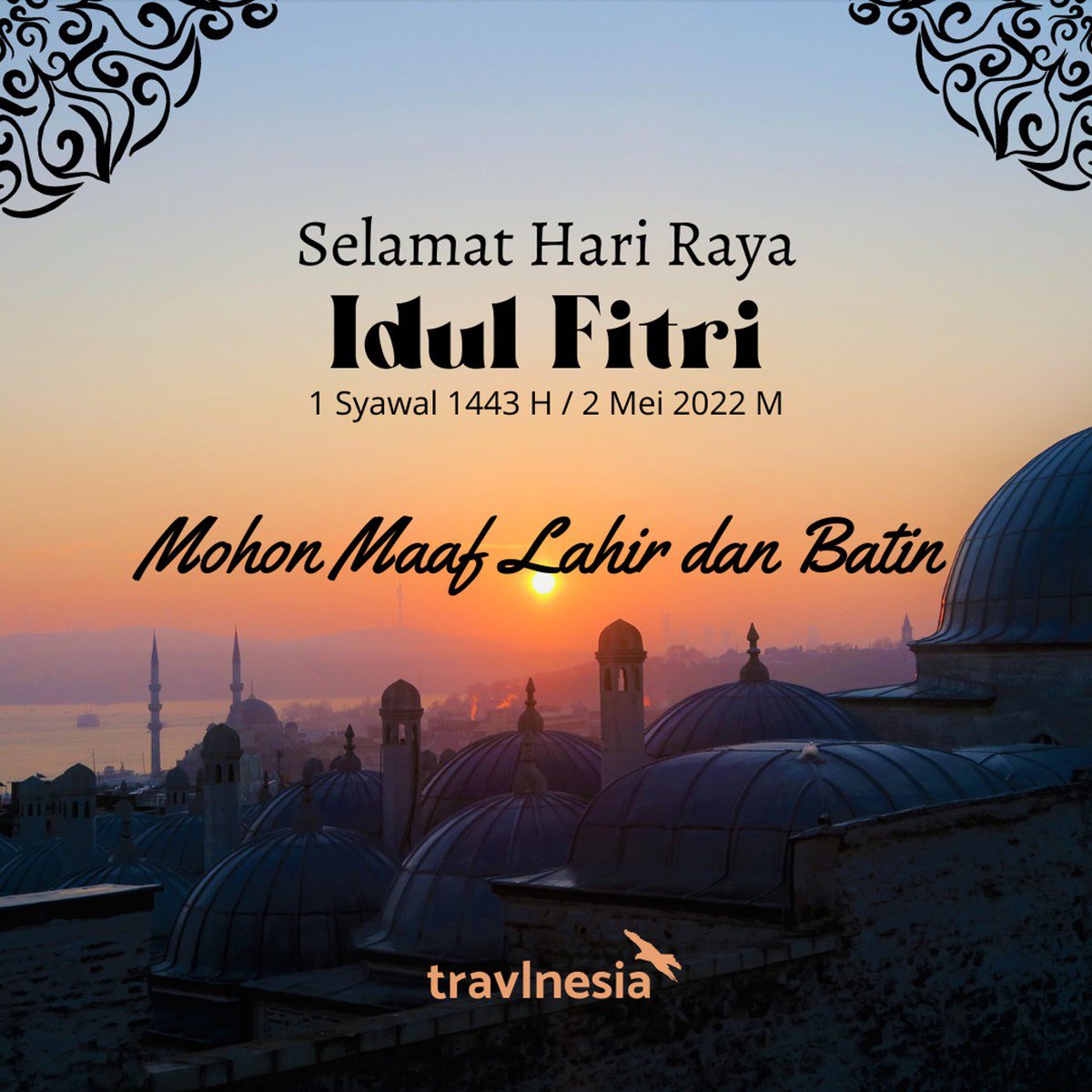 travlnesia's tweet photo. #hariraya2022 #harirayaidulfitri #maaflahirbatin https://t.co/Rbm8ASOaw9