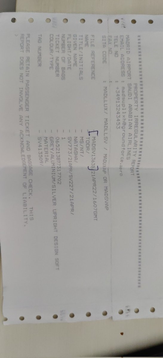 RakeshTakoo's tweet photo. @Saudi_Airlines we are still awaiting response on the complaint of luggage loss, this has all the essentials and life saving drugs. can someone reply and get in touch with us pls.@kbsalsaud Sir you may wish to ask your team to review how that handle customer escalation &amp; support https://t.co/m4W0yYmfHm