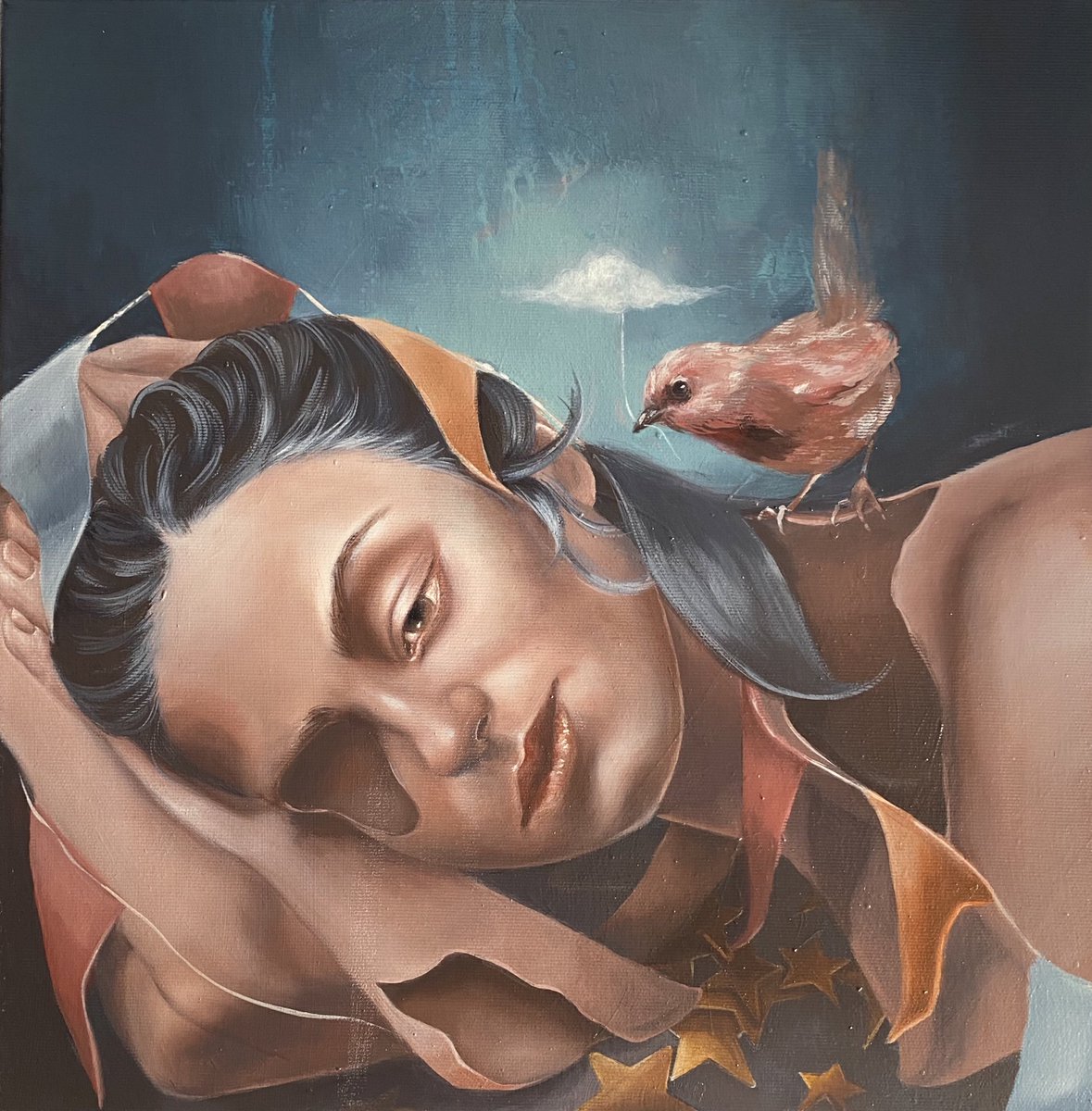 Here my latest work!
“Party is over”
40 x 40 cm. Acrylics on canvas.
For #femmesvandales - you can see it at #bmurals in #barcelona until June 4th.